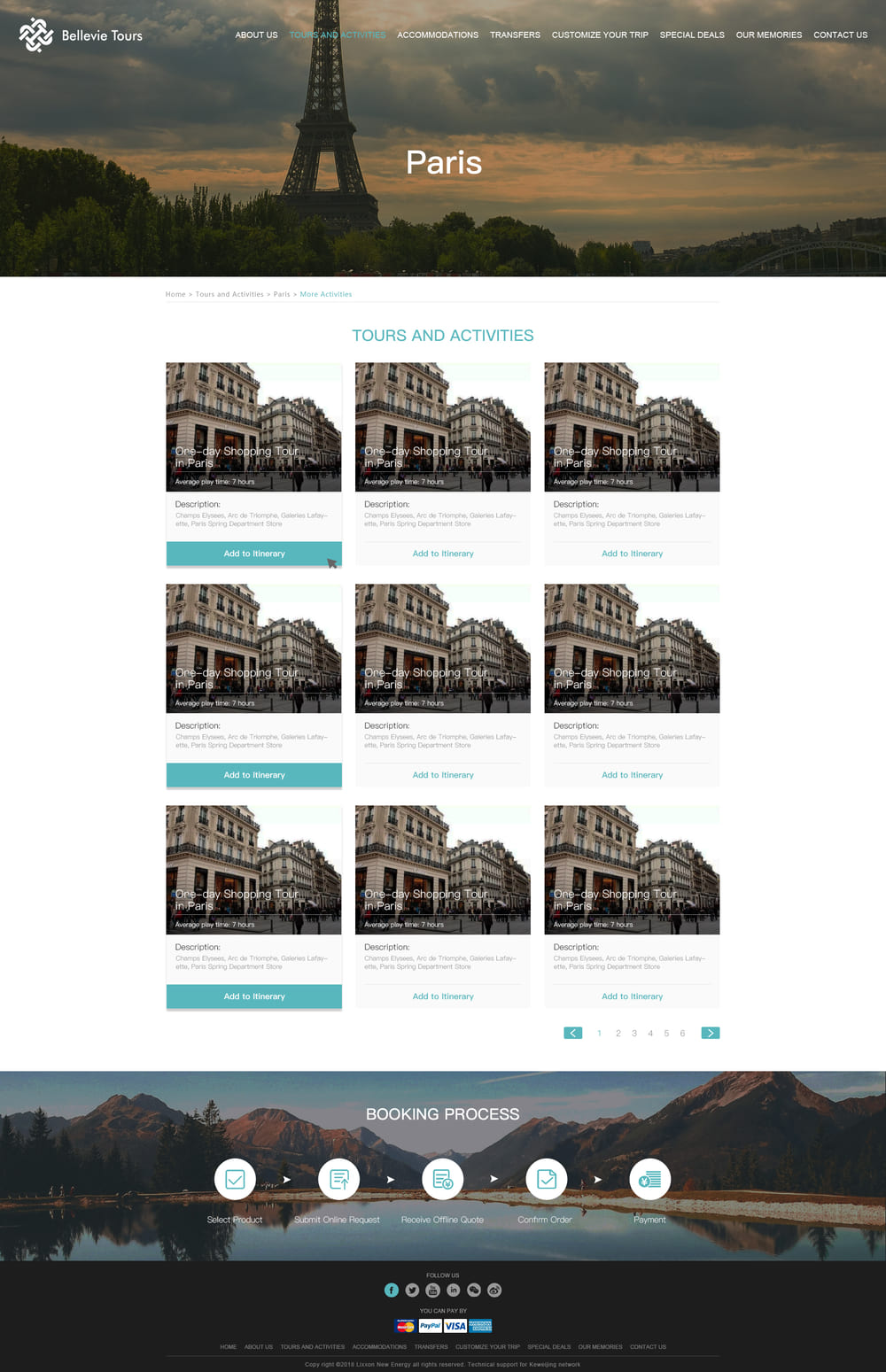 旅游网站建设案例_Bellevie - 截图1